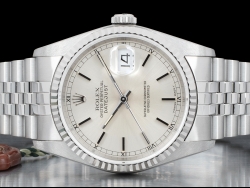 Rolex Datejust 36 Argento Jubilee Silver Lining Dial 16234 